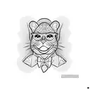 garfield tattoo design idea