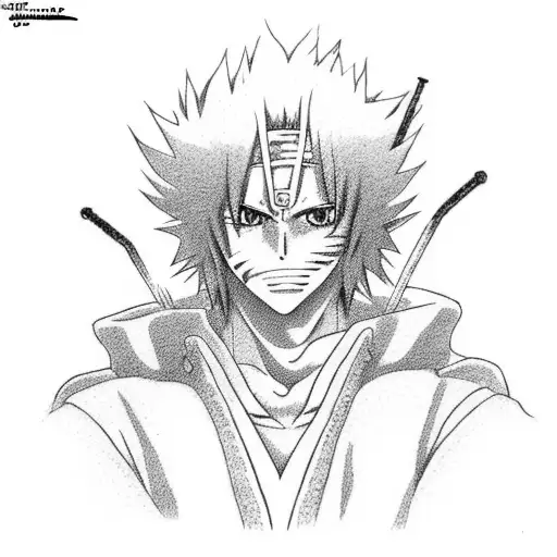 I want a picture of genryusai yamamoto from the anime bleach, as an tattoo example tattoo design idea