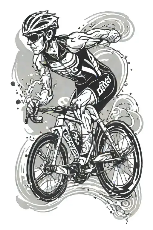 triathlon tattoo for forearm tattoo tattoo design idea