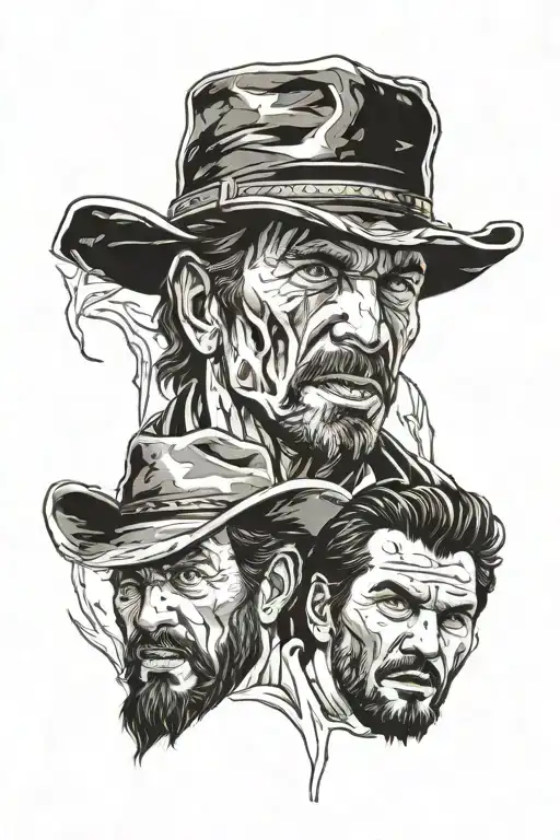 the good the bad and the ugly tattoo design idea