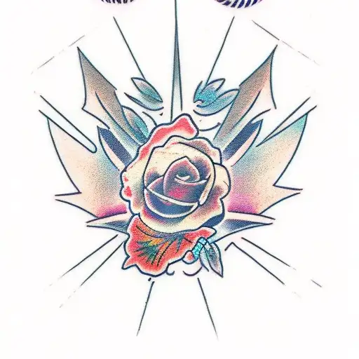 there's beauty in the struggle, ugliness in the success tattoo design idea