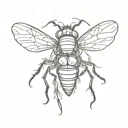 Sun Bleached Flies  tattoo design idea