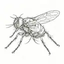 Sun Bleached Flies  tattoo design idea