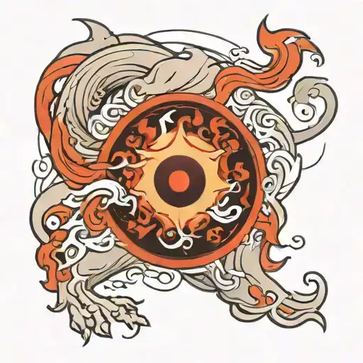 amaterasu tattoo design idea