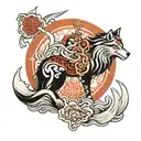 amaterasu tattoo design idea