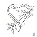 enduring a heartbreak   tattoo design idea