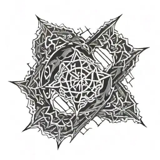 brand of sacrifice berserk symbol formed tattoo design idea