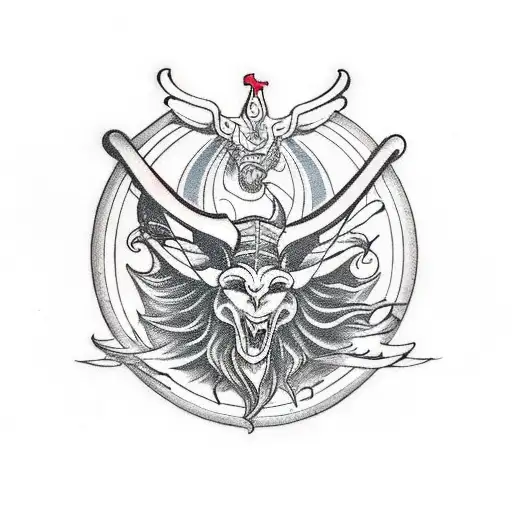 Baphomet tattoo design idea