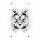 Infinity Symbol small tattoo design idea