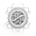 Infinity Symbol small tattoo design idea