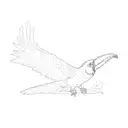 a toucan tattoo design idea