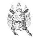 avatar the last Airbender bender dragon ball z pokemon mashup tattoo design idea