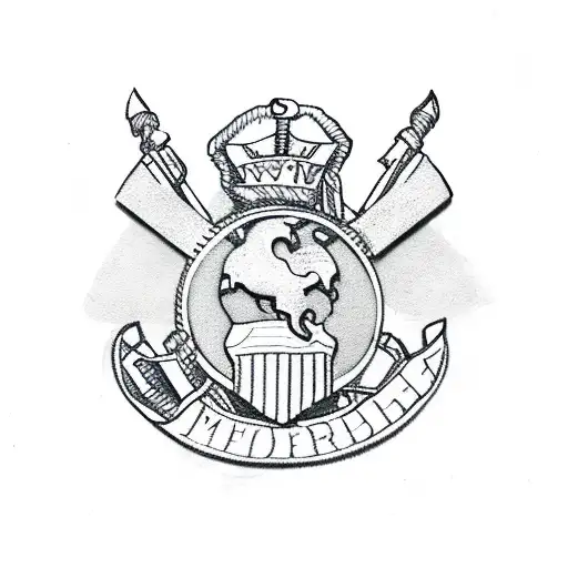 USMC tattoo design idea