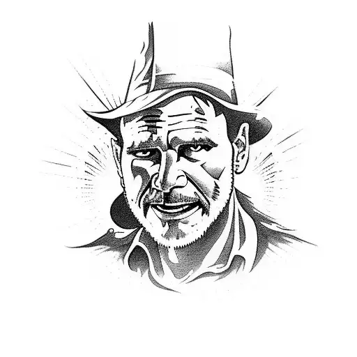 Indiana Jones  tattoo design idea