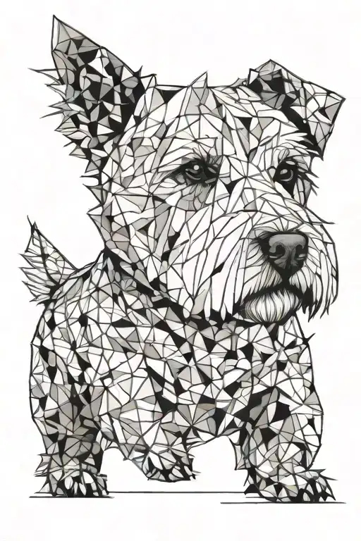 Westie tattoo design idea