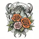 My zodiac is Capricorn. My wife's zodiac is Taurus. Our children zodiacs are Virgo, Aries and Capricorn. tattoo design idea