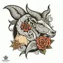 My zodiac is Capricorn. My wife's zodiac is Taurus. Our children zodiacs are Virgo, Aries and Capricorn. tattoo design idea