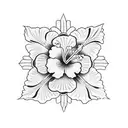 Hibiscus 1943  "family" tattoo design idea