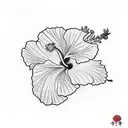 Hibiscus 1943  "family" tattoo design idea