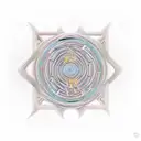 An intricate labyrinth with the words 'know thyself' tattoo design idea