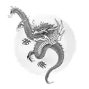 dragon leviathan tattoo design idea