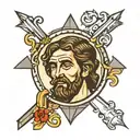 doubting Thomas symbol tattoo design idea