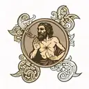 doubting Thomas symbol tattoo design idea