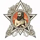 doubting Thomas symbol tattoo design idea