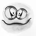 smiley face tattoo design idea