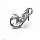 letter k with heart tattoo design idea
