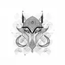 loyalty in Arabic  tattoo design idea