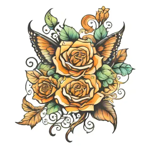 Albert and Carol Davis  tattoo design idea