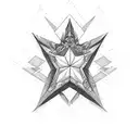 David's star tattoo design idea