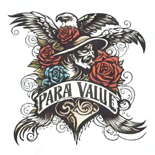 Parra El Valle on inside of right arm, like right underneath the bicep in like a Mexican font  tattoo design idea
