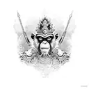 the Monkey King tattoo design idea