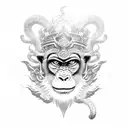 the Monkey King tattoo design idea