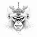 the Monkey King tattoo design idea