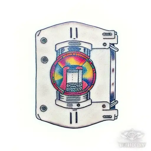 Traditional "Sleeve, Armor Made From Floppy Disks" Tattoo Idea