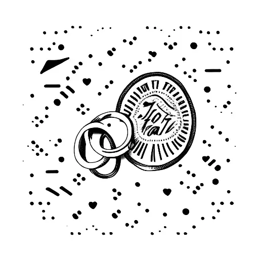 this too shall pass inscribed in a ring  tattoo design idea