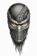 mortal kombat scorpion tattoo design idea