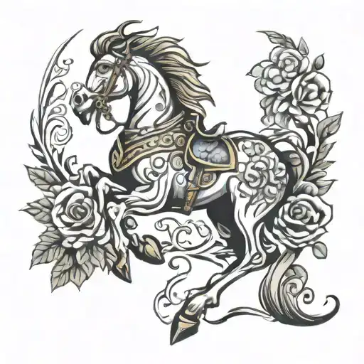 Saint George tattoo design idea