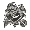 Nomad Life tattoo design idea
