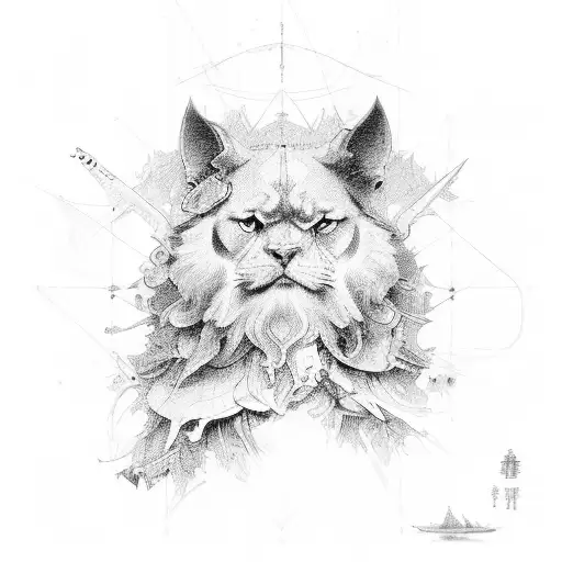 stoic scales tattoo design idea