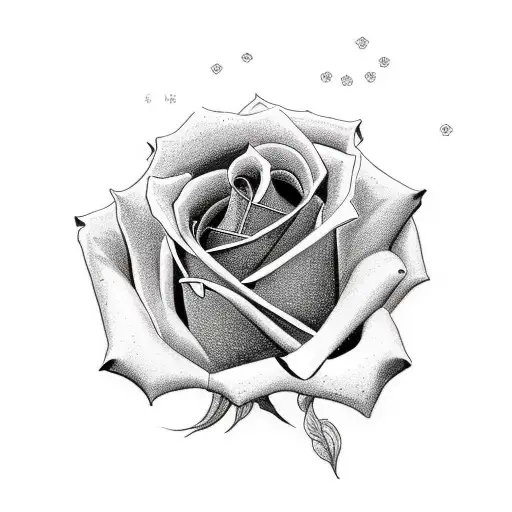 Combine elements from the year 1998 and a rose to create a unique tattoo design tattoo design idea