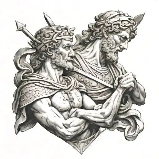 the dream of scipio by Raphael tattoo design idea