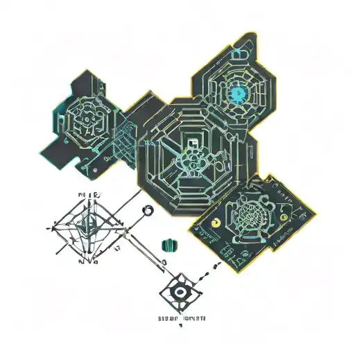 stock market graph intertwined tattoo design idea