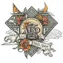 highway sign  tattoo design idea