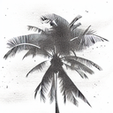 Palm Tree tattoo design idea