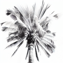 Palm Tree tattoo design idea