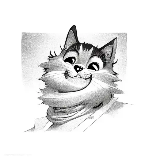 Felix the cat tattoo design idea